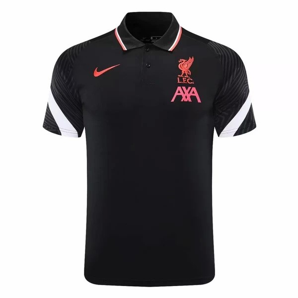 Polo Liverpool 2020/21 Negro Blanco